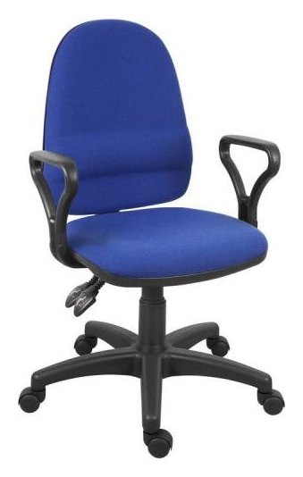 Ergo Twin Operator Chair in blue, view 4