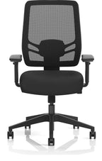 Ergo Twist Fabric Seat Ergonomic Task Chair, no headrest, another view 1
