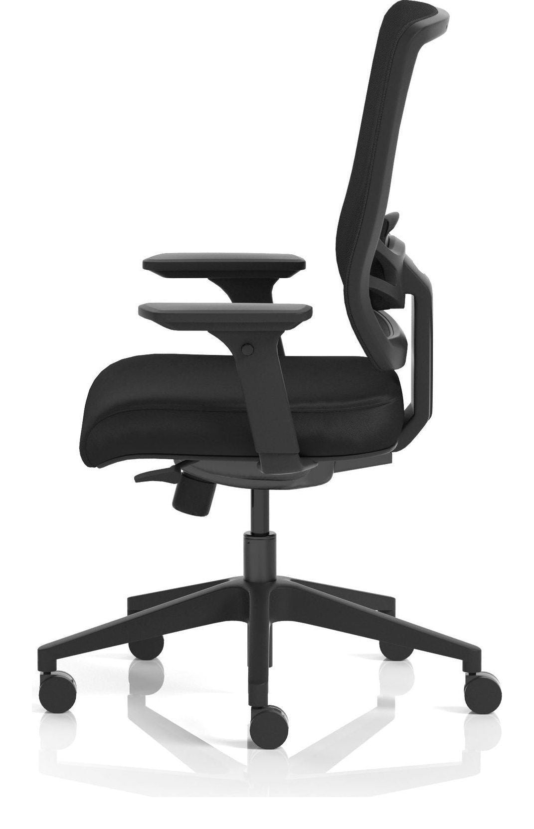 Ergo Twist Fabric Seat Ergonomic Task Chair, no headrest, another view 3