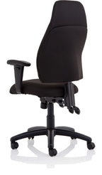Esme High Back Task Operator Chair, black fabric, another view 4
