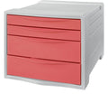 Esselte Colour'Breeze Drawer Cabinet, 4 Drawers