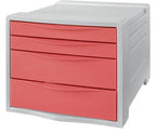 Esselte Colour'Breeze Drawer Cabinet, 4 Drawers