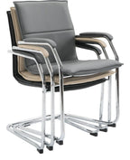 Essen Leather Stacking Visitor Chair
