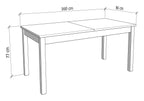 Essex Dining Table 160 X 80cm, view 7