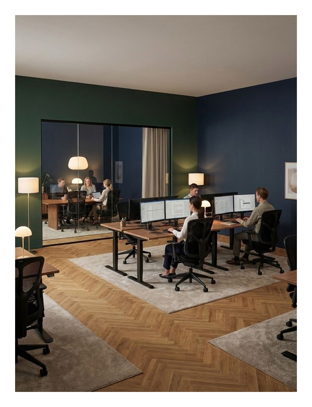 Hood F94 Fabric and Mesh Ergonomic Office Chair, view 27