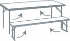 Fast Fold Rectangular Table