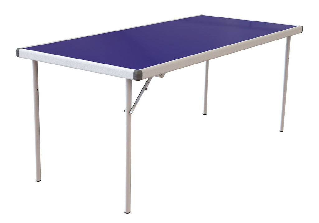 Fast Fold Rectangular Table in Blue