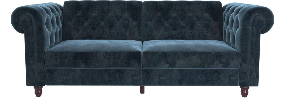 Felix Chesterfield Sofa Bed Velvet, view 2