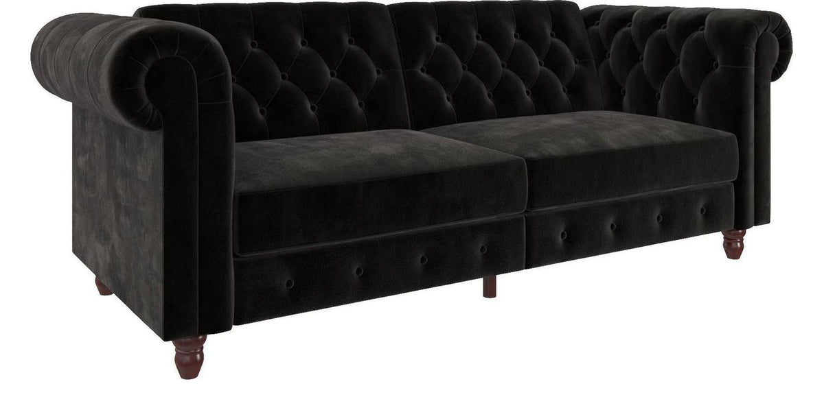 Felix Chesterfield Sofa Bed Velvet, view 6