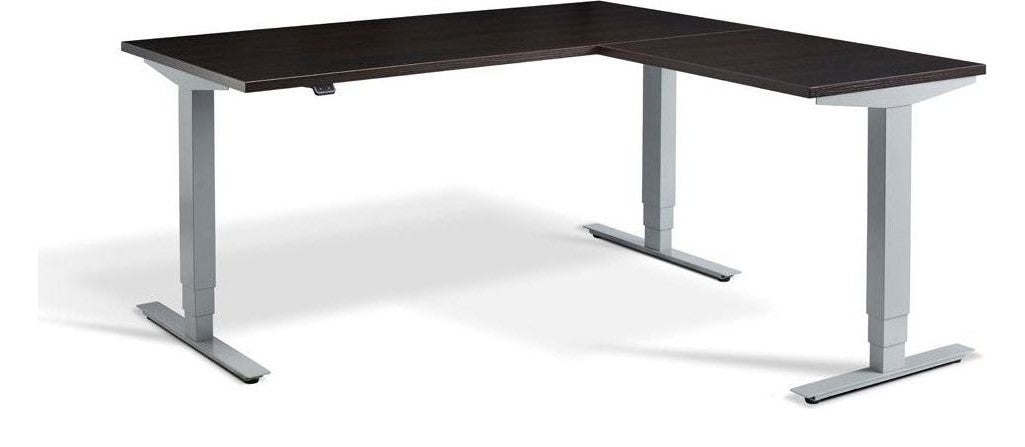 Apex Advance Corner Height Adjustable Desk, in an office