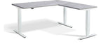 Apex Advance Corner Height Adjustable Desk, in an office