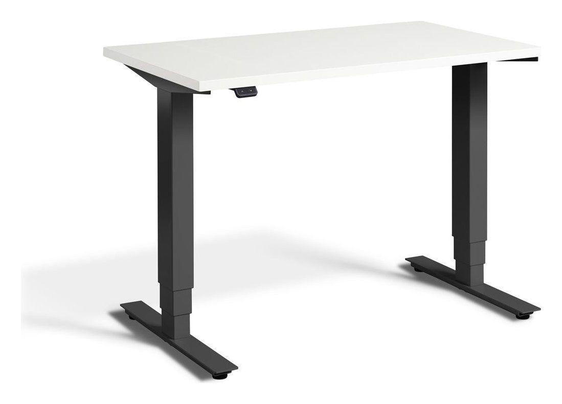 Apex Advance Mini Compact Height Adjustable Desk, in an office