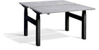 Apex Duo Heavy Duty Back to Back Height Adjustable Desks, in an office