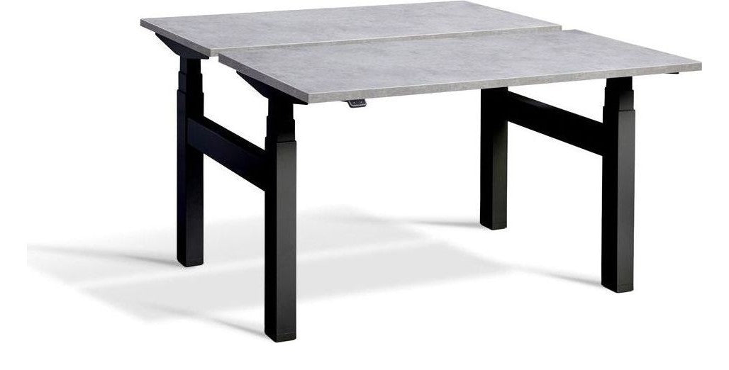 Apex Duo Heavy Duty Back to Back Height Adjustable Desks, in an office