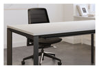 Apex Firmo 8 Person Bench Desk, in an office