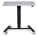 Apex Flex Mobile Height Adjustable Desk, in an office