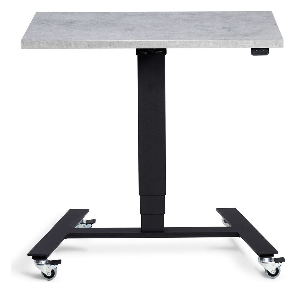 Apex Flex Mobile Height Adjustable Desk, in an office