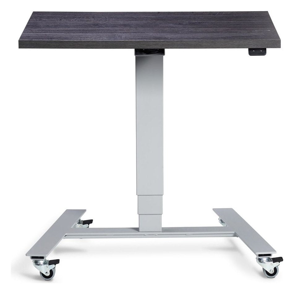 Apex Flex Mobile Height Adjustable Desk, in an office