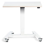 Apex Flex Mobile Height Adjustable Desk, in an office