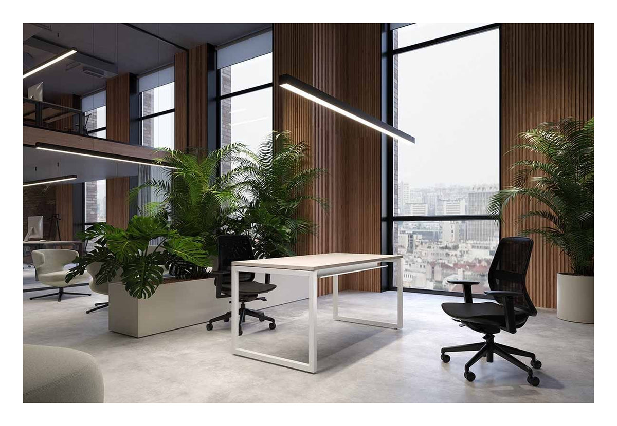 Apex Lanto Single Desk, in an office