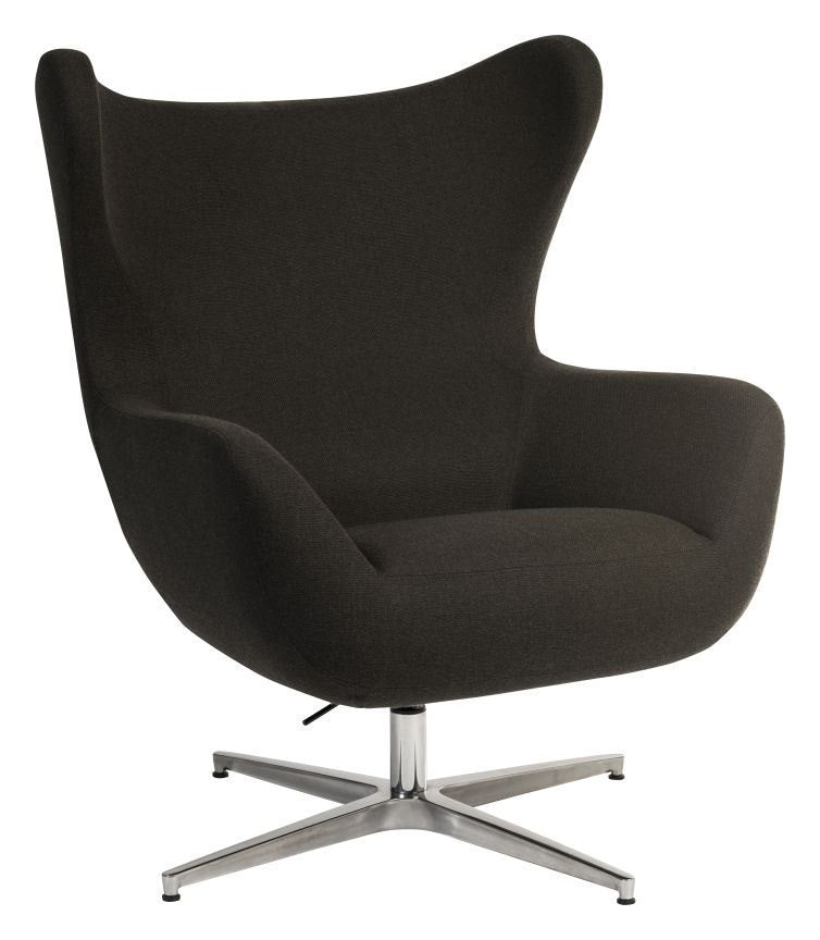 Fjord Nest Lounge Chair in carbon