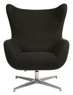 Fjord Nest Lounge Chair in carbon, view 2