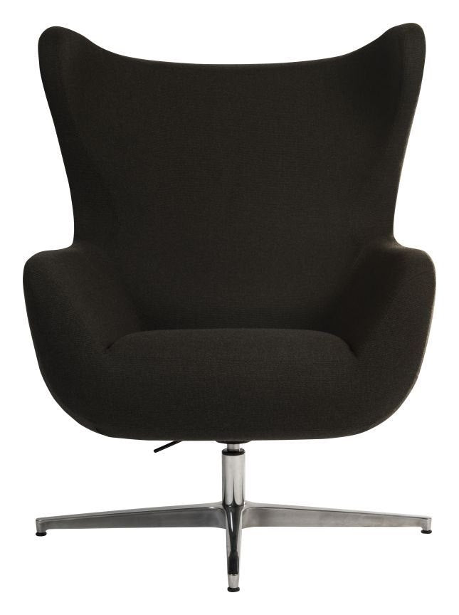 Fjord Nest Lounge Chair in carbon, view 3