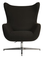 Fjord Nest Lounge Chair in carbon, view 3