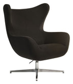 Fjord Nest Lounge Chair in carbon, view 4