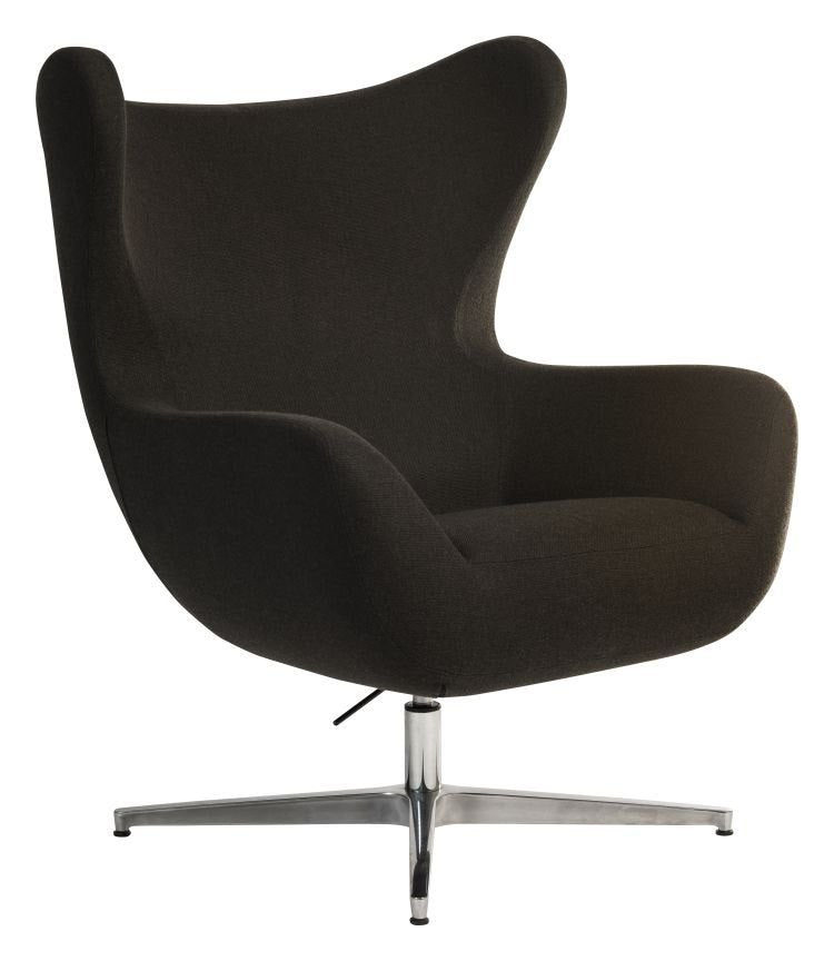 Fjord Nest Lounge Chair in carbon, view 4