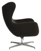 Fjord Nest Lounge Chair in carbon, view 5