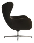 Fjord Nest Lounge Chair in carbon, view 6