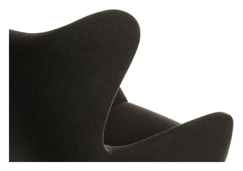 Fjord Nest Lounge Chair in carbon, view 7