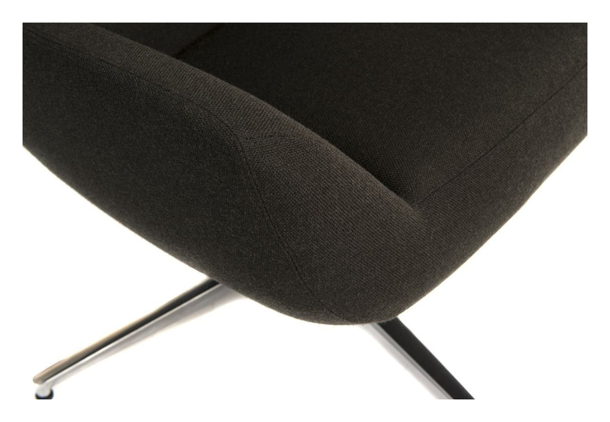 Fjord Nest Lounge Chair in carbon, view 8