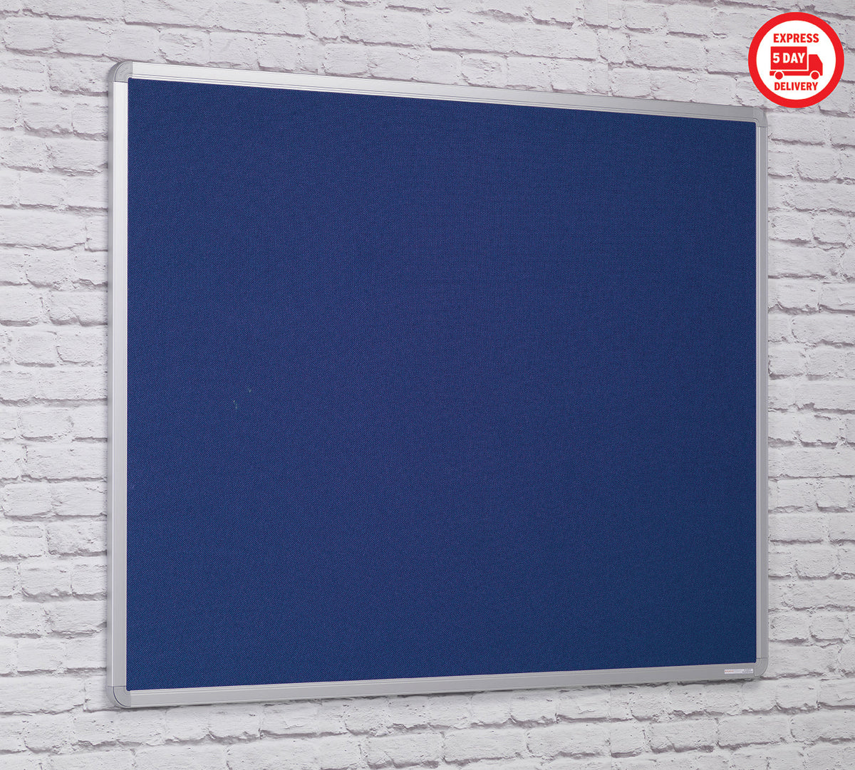 FlameShield Aluminium Framed Noticeboard in Blue