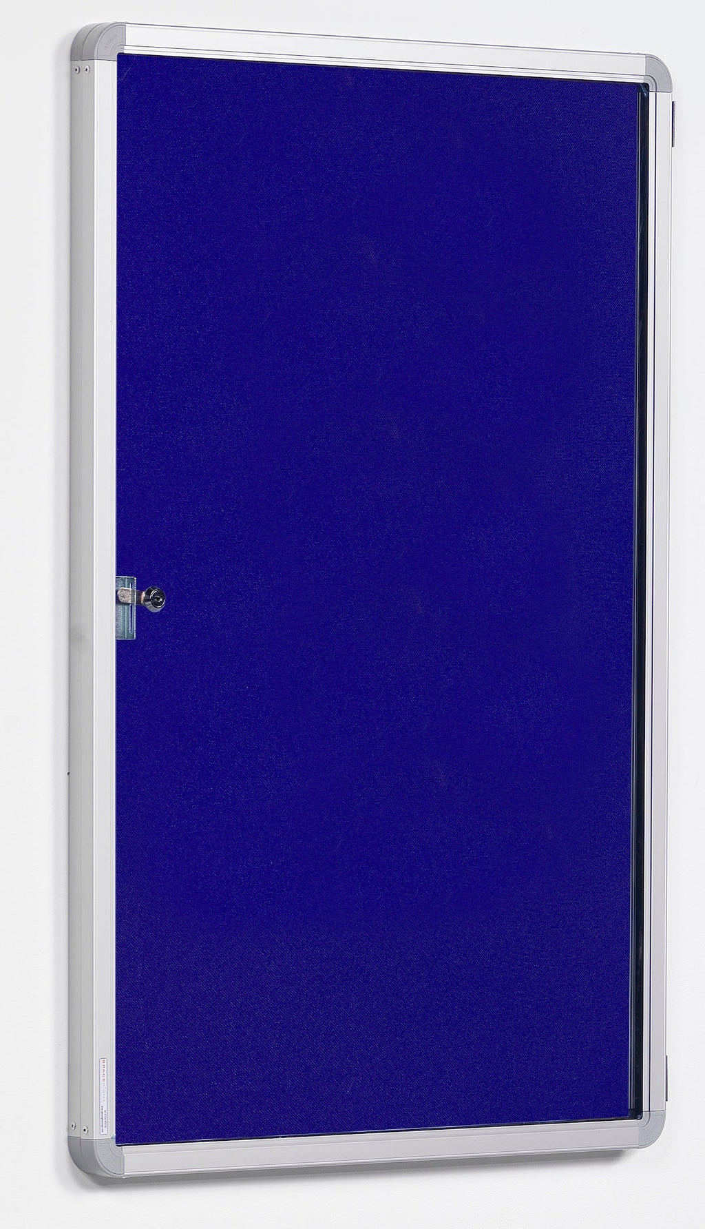 FlameShield Tamperproof Side Hinged Noticeboard in Blue