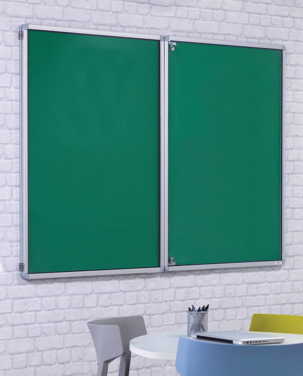 FlameShield Tamperproof Side Hinged Noticeboard