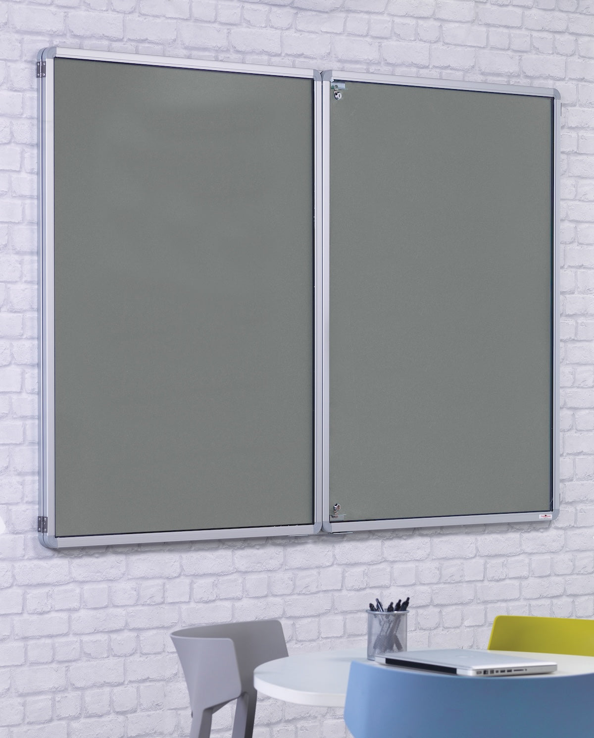 FlameShield Tamperproof Side Hinged Noticeboard