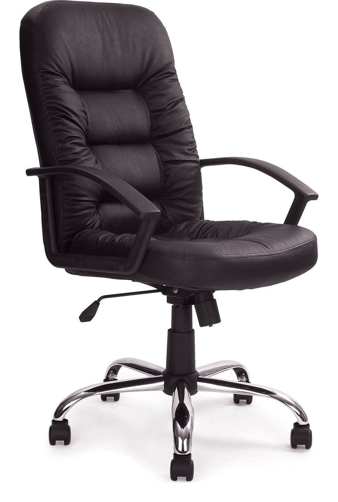 Fleet High Back Leather Executive Chair in black