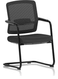 Flint Mesh Back Cantilever Chair, 