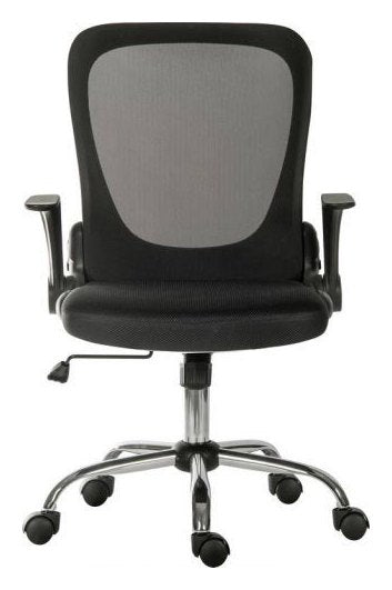 Flip Mesh Executive Chair in black, view 2