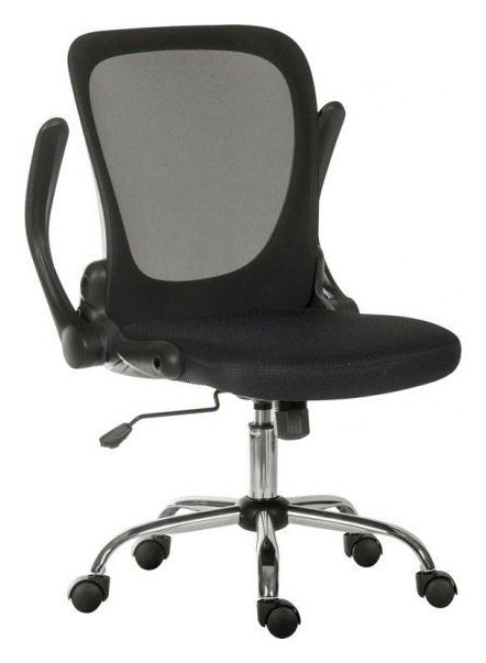 Flip Mesh Executive Chair in black, view 3