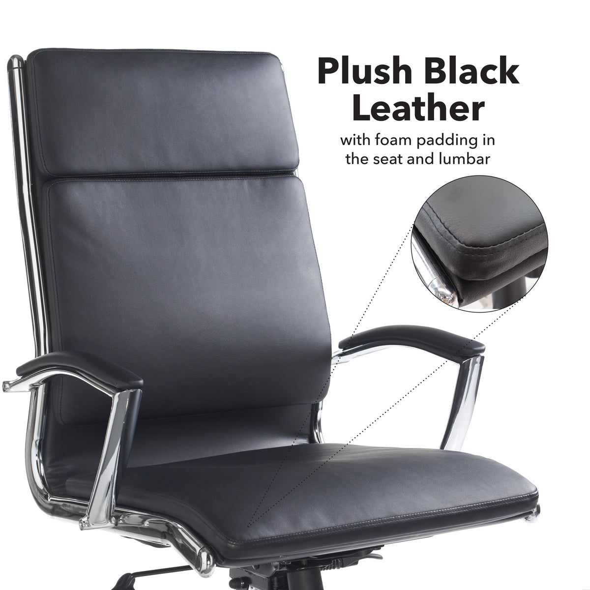 Florence Leather Executive Chair detail