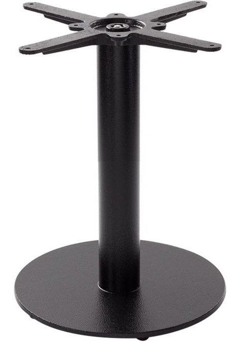 Forza Table Base, Small round, Coffee height (480 mm), Black