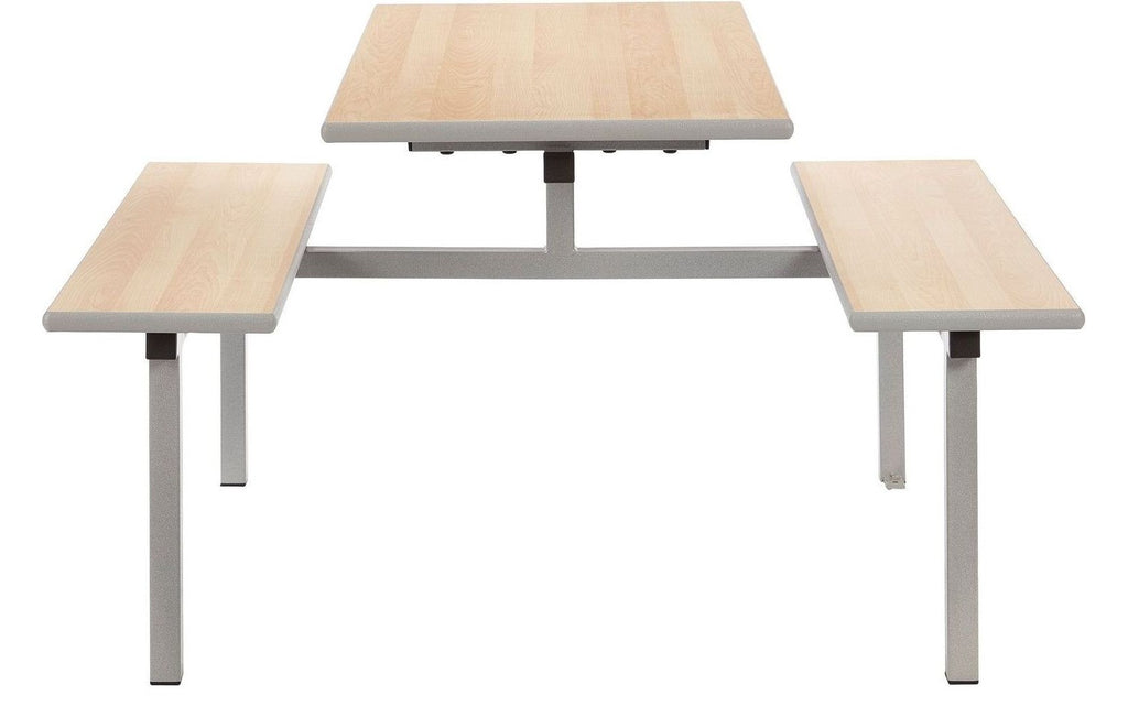Four Seater Bench Canteen Table, view 2
