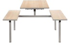 Four Seater Bench Canteen Table, view 2