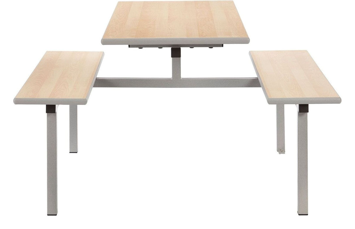 Four Seater Bench Canteen Table, view 2