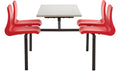 Four Seater Canteen Table with NP Chairs