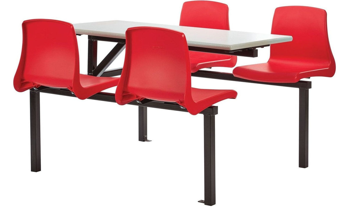 Four Seater Cantilever Canteen Table with NP Chairs