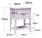 Franklin Accent Table 2 Drawer, view 2